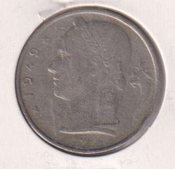 BELGIUM 5 FRANCS 1949 IN COIN FLIP