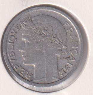 FRANCE 1 FRANC 1947 IN COIN FLIP - ALUMINIUM