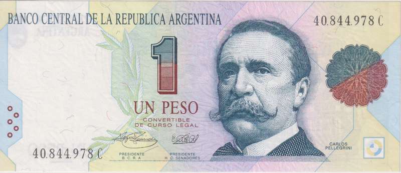 ARGENTINA 1 PESO 1993/94  P339 UNC