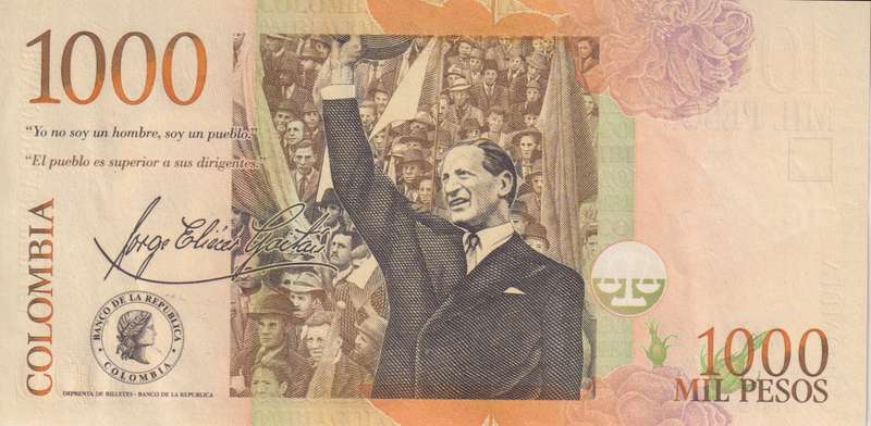 COLOMBIA 1000 PESOS 2004 P450 XF
