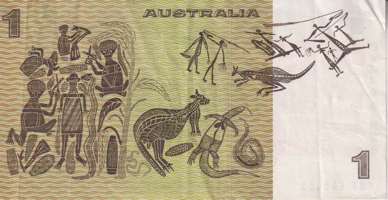 AUSTRALIA 1 DOLLAR  1979-81 P42c VF