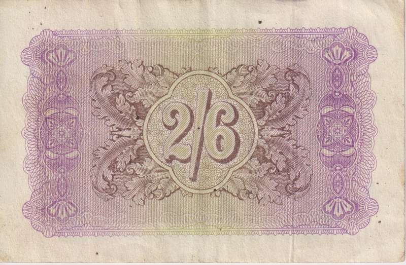 BRITAIN MILITARY AUTHORITY 2/6   1942/43 P-M3 VF