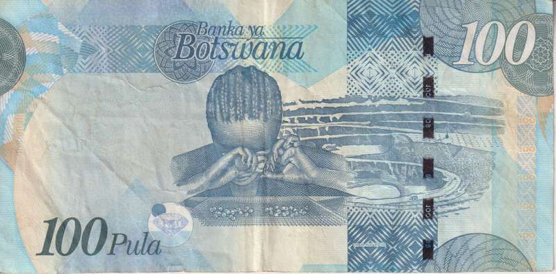 BOTSWANA  100 PULA 2012  P33 VF