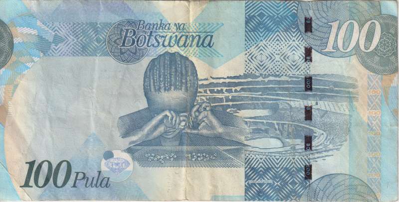 BOTSWANA  100 PULA 2012  P33 VF
