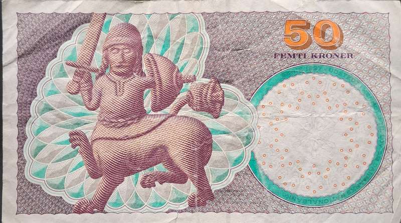 DENMARK 50 KRONEN 2004 P60a  VF