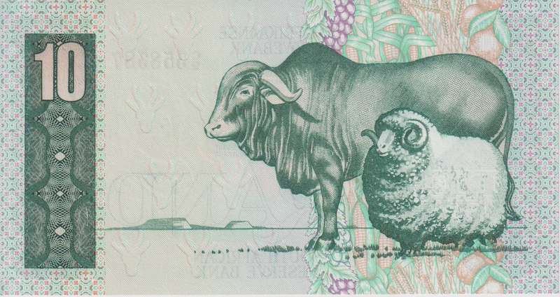 REPUBLIC OF SOUTH AFRICA - 10 RAND TW DE JONGH 1978 A/E 526 UNC