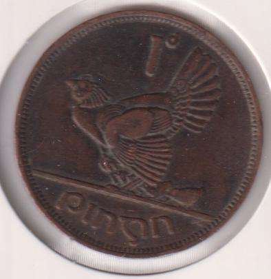 IRELAND 1 PENNY 1942 - IN COIN FLIP