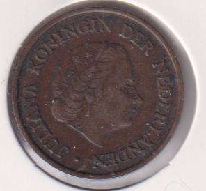 NETHERLANDS 5 CENTS 1950  IN COIN FLIP
