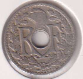FRANCE 10 CENTS 1927 IN COIN FLIP