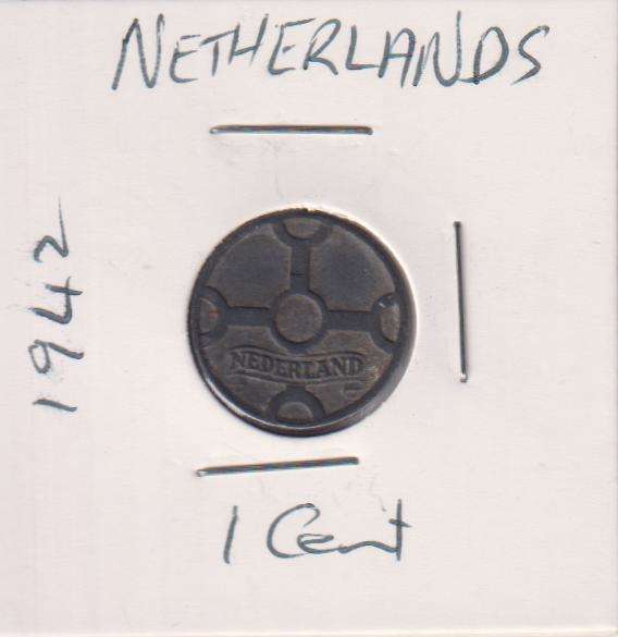 NETHERLANDS 1 CENT 1942 IN COIN FLIP