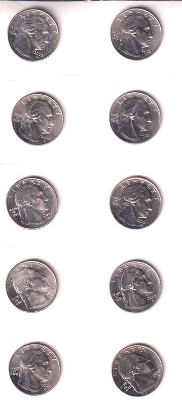2023 P&D Mints American Women Series Quarters 10Coins Full Set