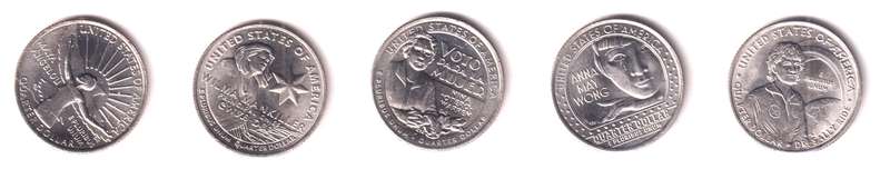 2022 P &D American Women Quarters-UNC-US Mint-complete full set of 10 coins