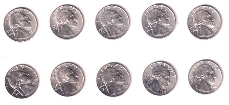 2022 P &D American Women Quarters-UNC-US Mint-complete full set of 10 coins