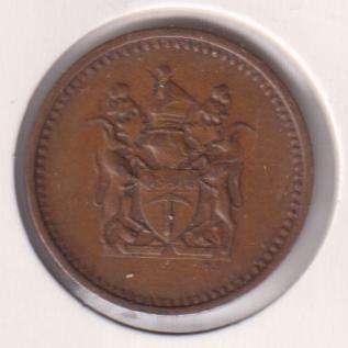 RHODESIA 1 CENT  1970 IN COIN FLIP