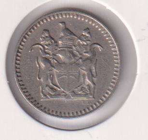RHODESIA 5 cents  1973 IN COIN FLIP