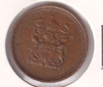 RHODESIA 1 CENT 1971 IN COIN FLIP