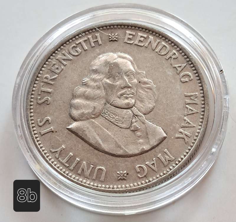 RSA - 1963  TWENTY CENT - SILVER - IN CAPSULE