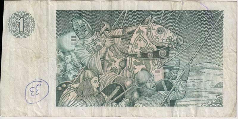 SCOTLAND CLYDESDALE BANK 1 POUND 1979 P204c VG (Tear)