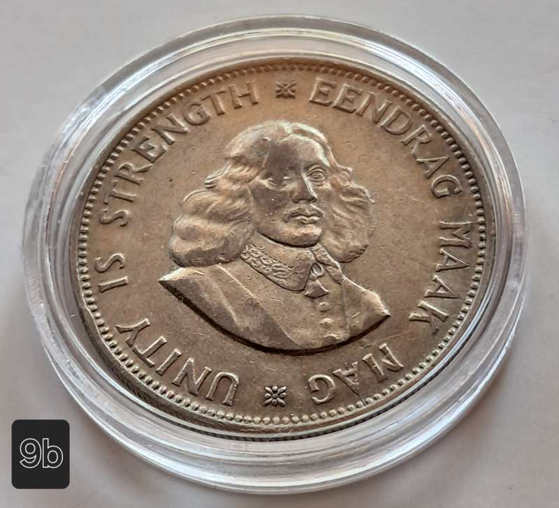 RSA - 1963  TWENTY CENT - SILVER - IN CAPSULE