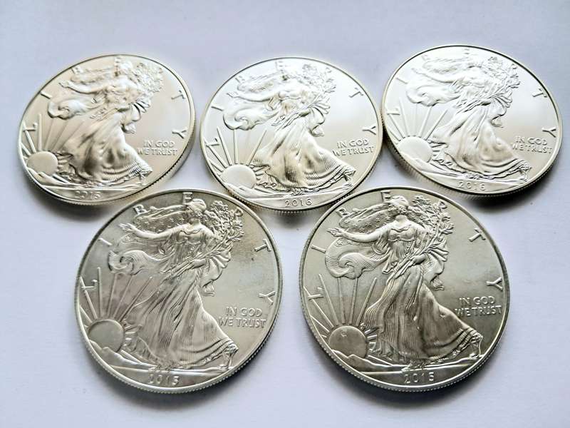 1 OZ  SILVER COIN - USA Liberty Silver Coins - bid per coin (5 AVAILABLE)