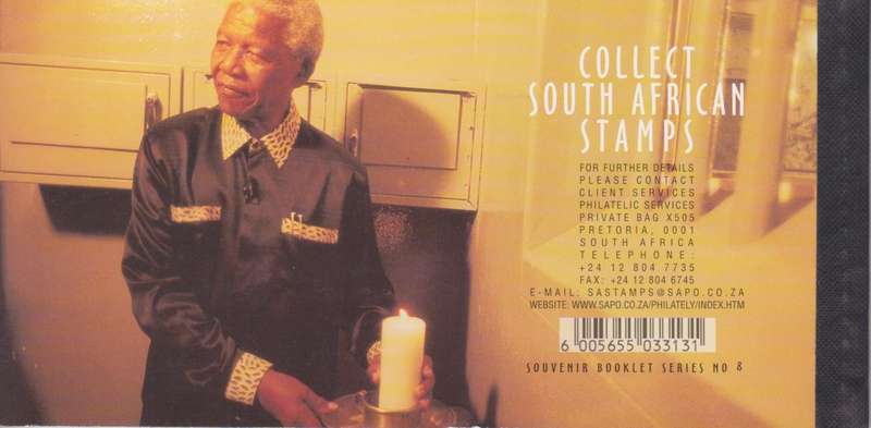 MANDELA BOOKLET & SOUTH AFRICA 1994 BALLOT PAPER (PWV) with Nelson Mandela - Genuine