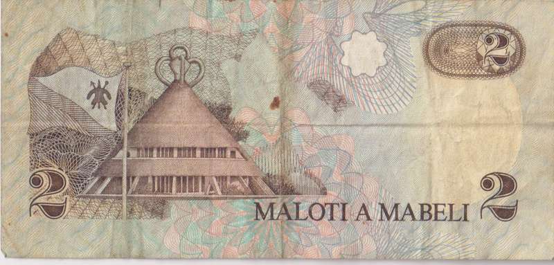 Lesotho 2 Maloti 1989 P9 VF