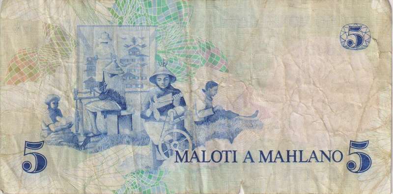 Lesotho 5 Maloti 1979 P2 VF