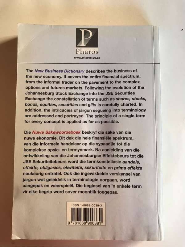 New Business Dictionary - Nuwe Sakewoordeboek by J.D.U. Geldenhuys and E.E. Viljoe