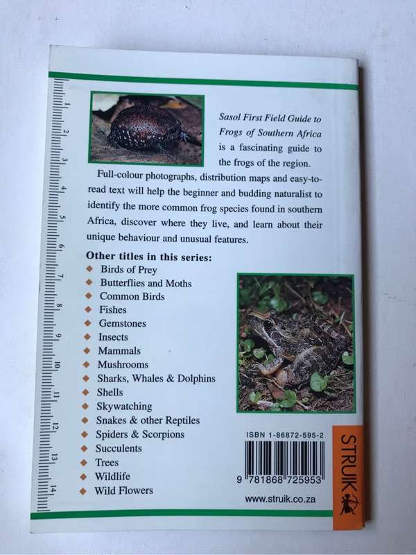 Sasol Field Guide of Southern Africa: Frogs
