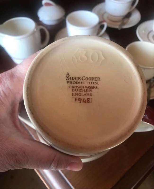Susie Cooper Coffee Set