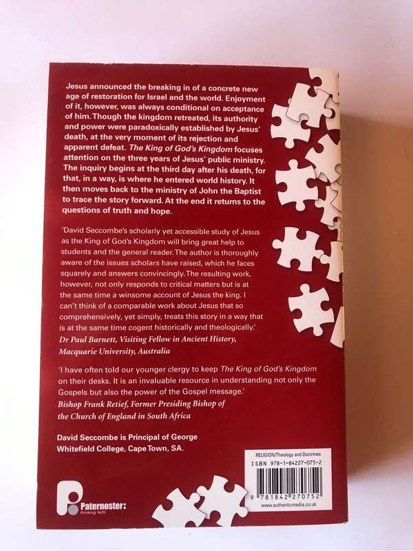 The King of God's Kingdom by David Seccombe