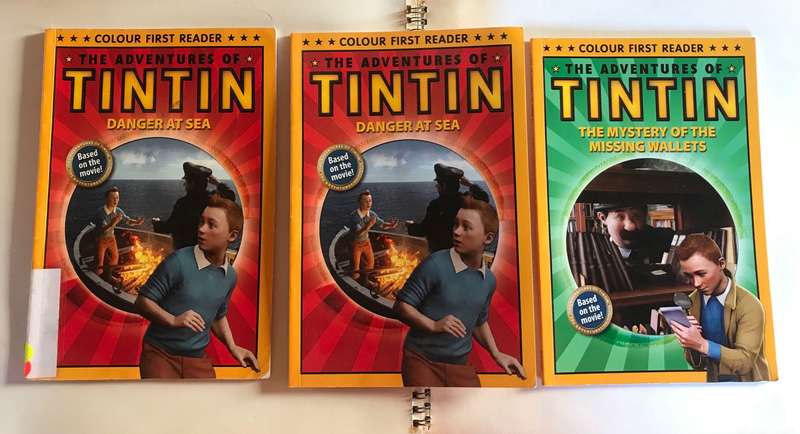 Tintin First Colour Readers. Set of 3