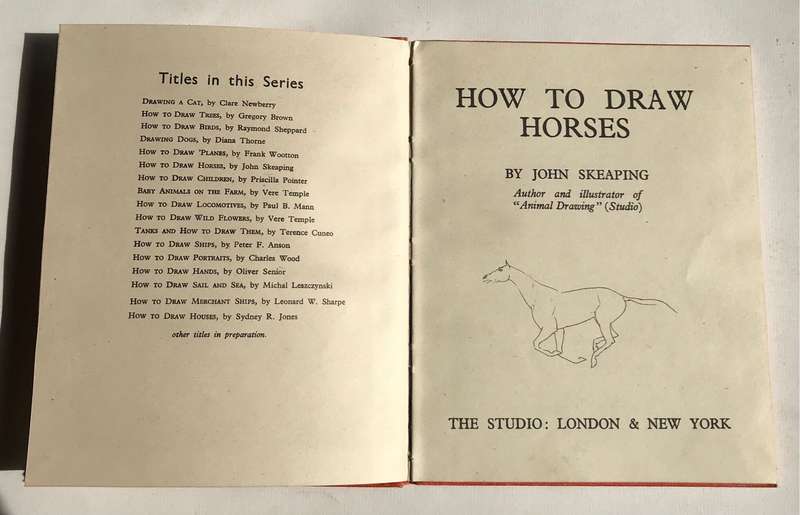 How to Draw Horses  by John Skeaping
