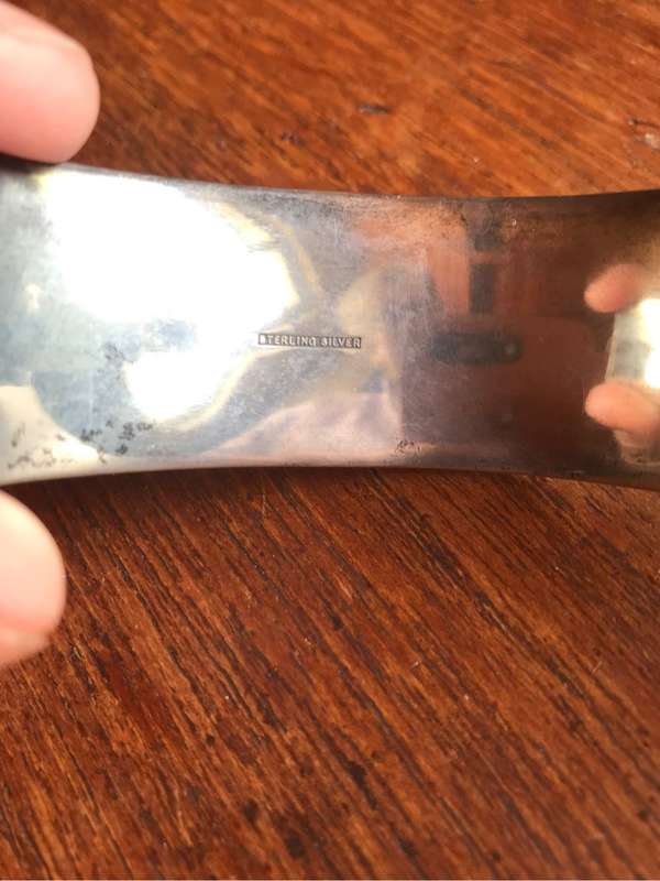 Sterling silver cuff bracelet