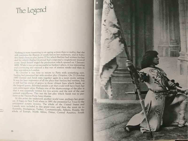 Sarah Bernhardt by William A. Emboden