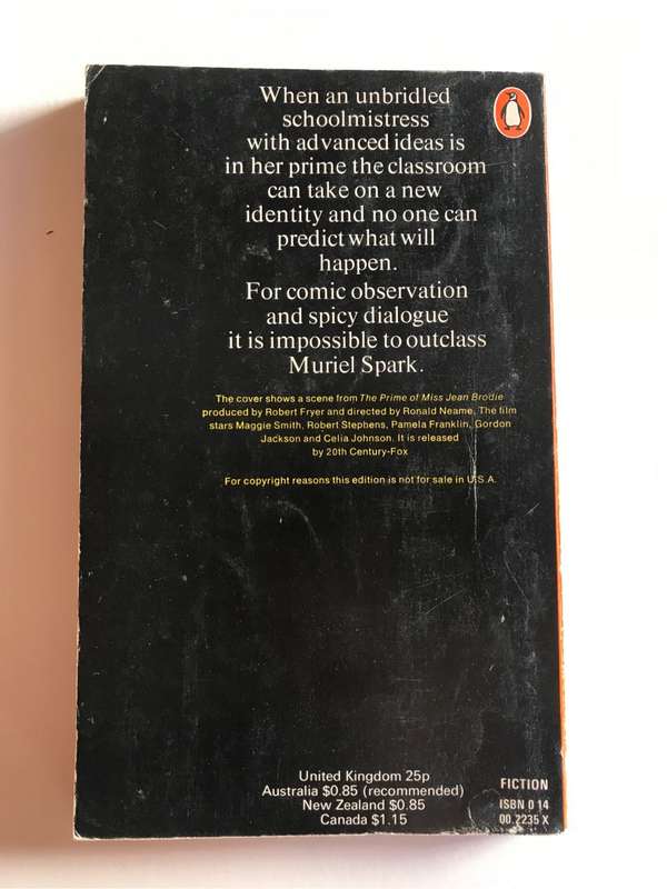The Prime of Miss Jean Brodie by Muriel Spark