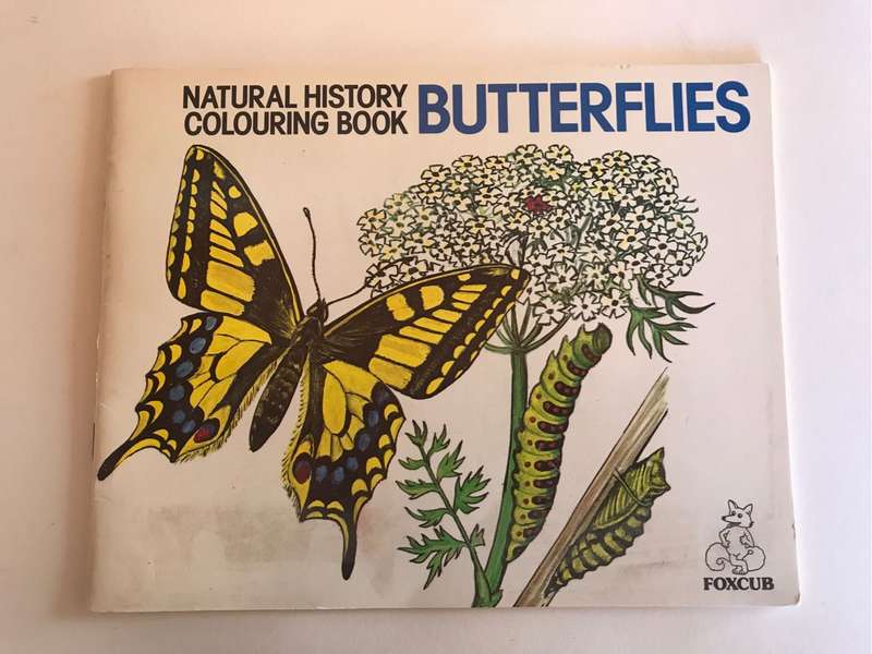Natural History Colouring Book Butterflies