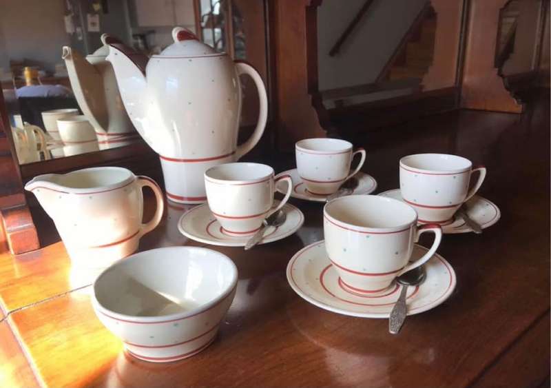 Susie Cooper Coffee Set