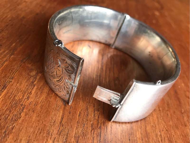Sterling silver cuff bracelet