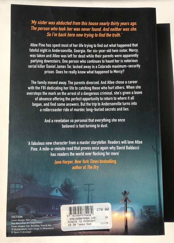 A minute to midnight by David Baldacci