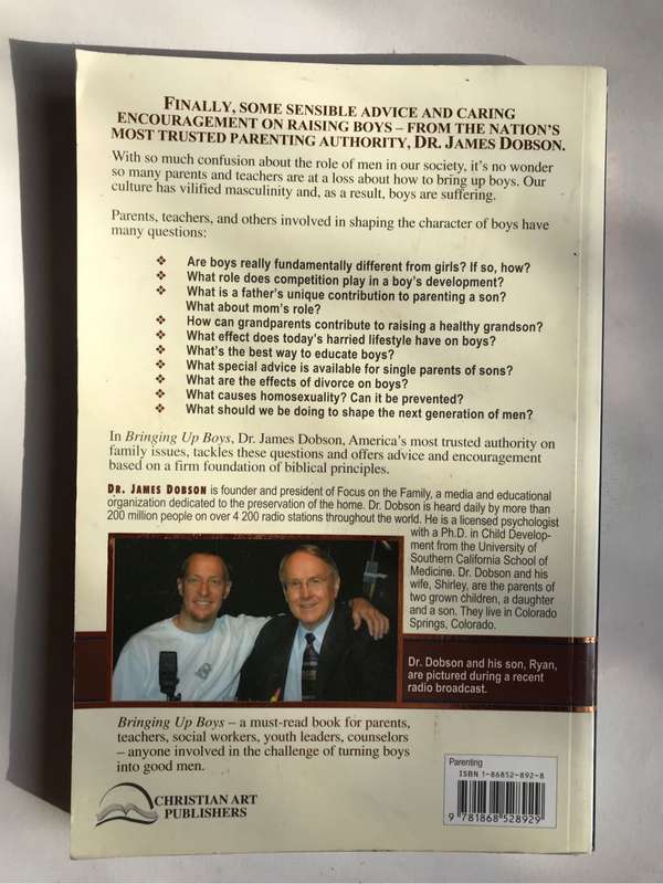 Bringing Up Boys by James C. Dobson - Essential Parenting Guide for Raising Boys