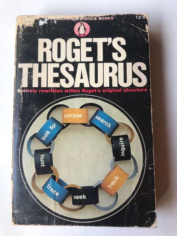 Rogets Thesaurus and Websters English Dictionary
