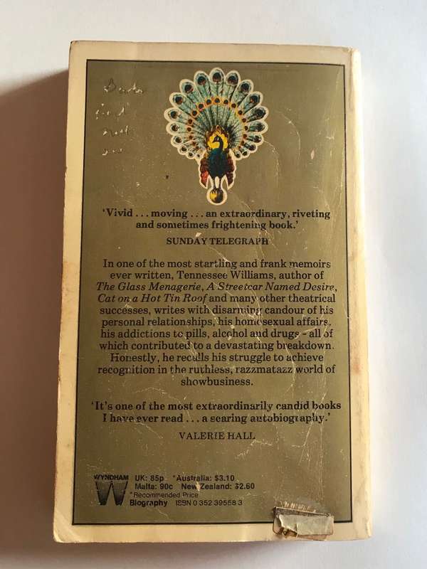 Memoirs by Tennessee Williams
