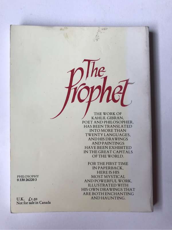 The Prophet by Kahlil Gibran