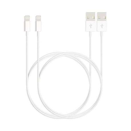 iPhone Compatible USB Charging Cable for Apple Series 7/8/X/11/12/13/IPad's(Pack of 2)
