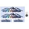 Off Road Sticker Set with Keychain
