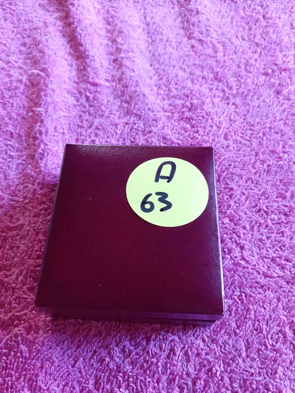 Empty Red Coin Holder Box