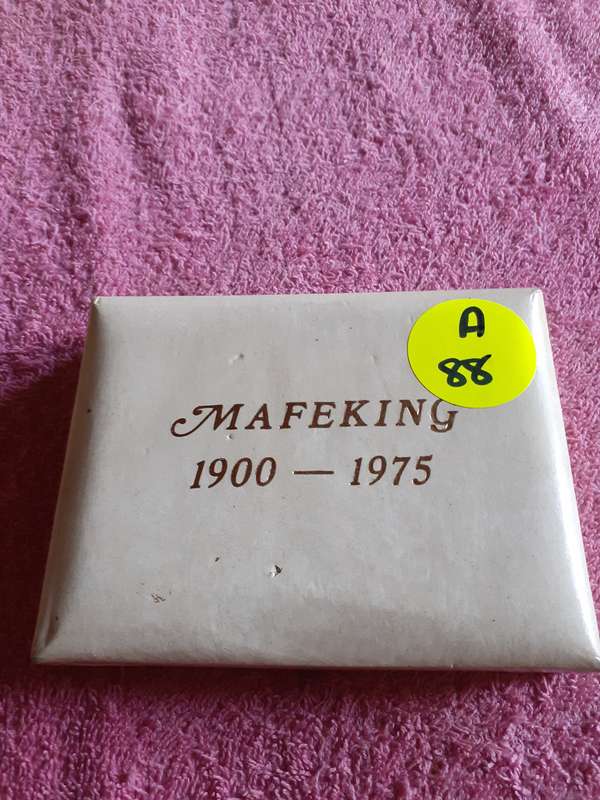 Empty Cream Coin Holder Box. Mafekeng 1900 - 1975