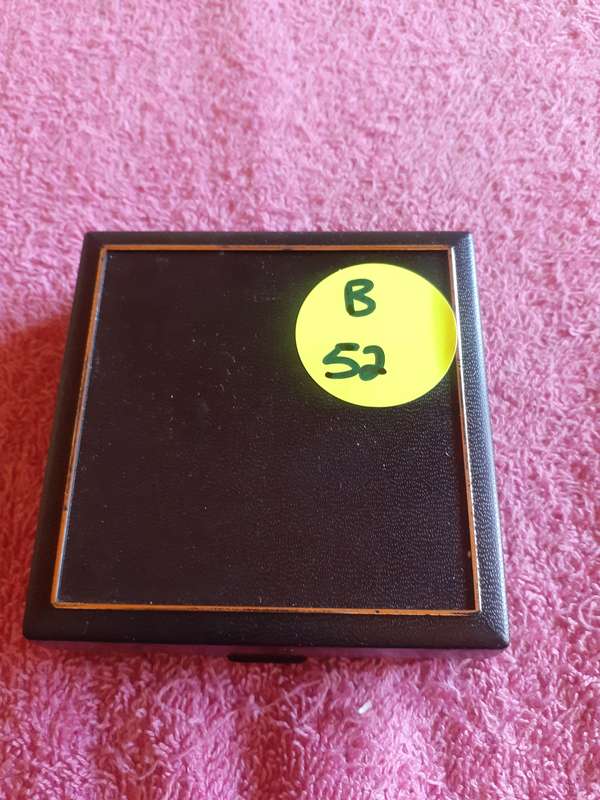 Empty Black Plastic Coin Holder Box. Liliesleaf Memory and Legacy Set