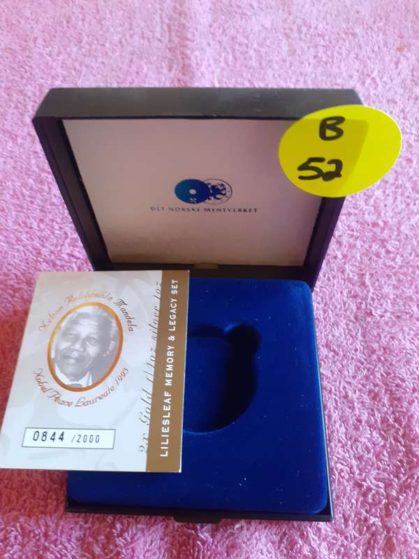 Empty Black Plastic Coin Holder Box. Liliesleaf Memory and Legacy Set